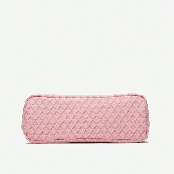 Pink Elegant Women's One Shoulder Casual Handbag/Tote - Picture 3 of 6